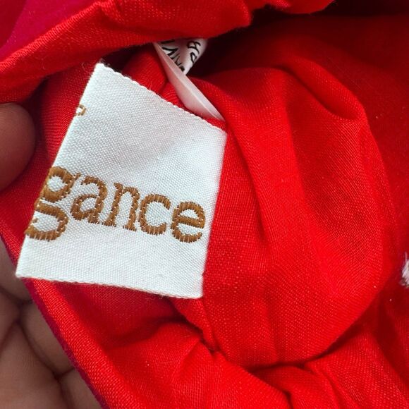 Needlepoint Stocking Christmas Angel Horn Gold Blue Red Imperial Elegance MEGAN - Picture 8 of 10